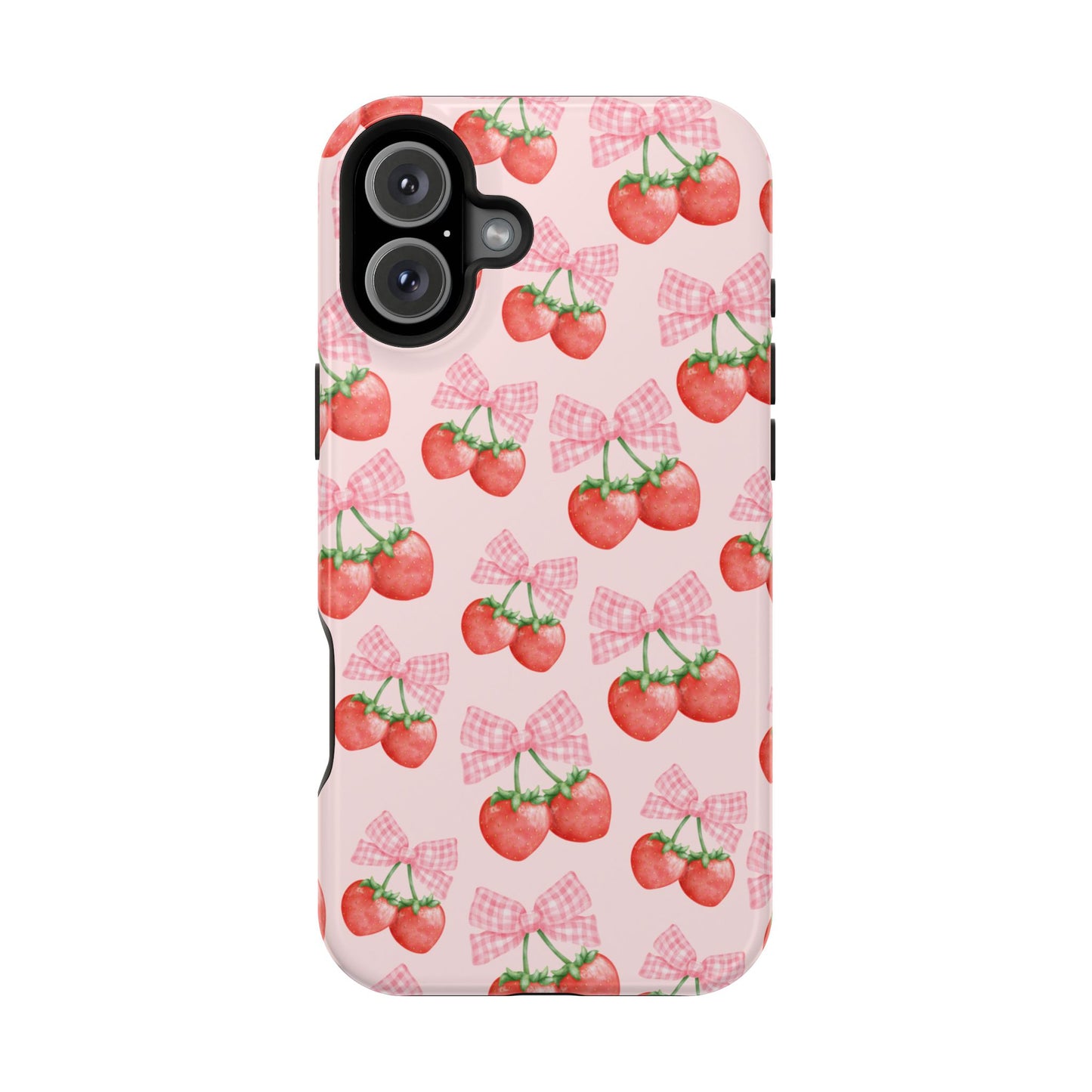 Strawberry Bows iPhone Case