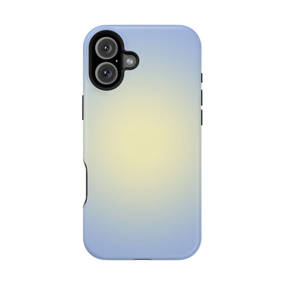 Blue & Yellow Aura iPhone Case