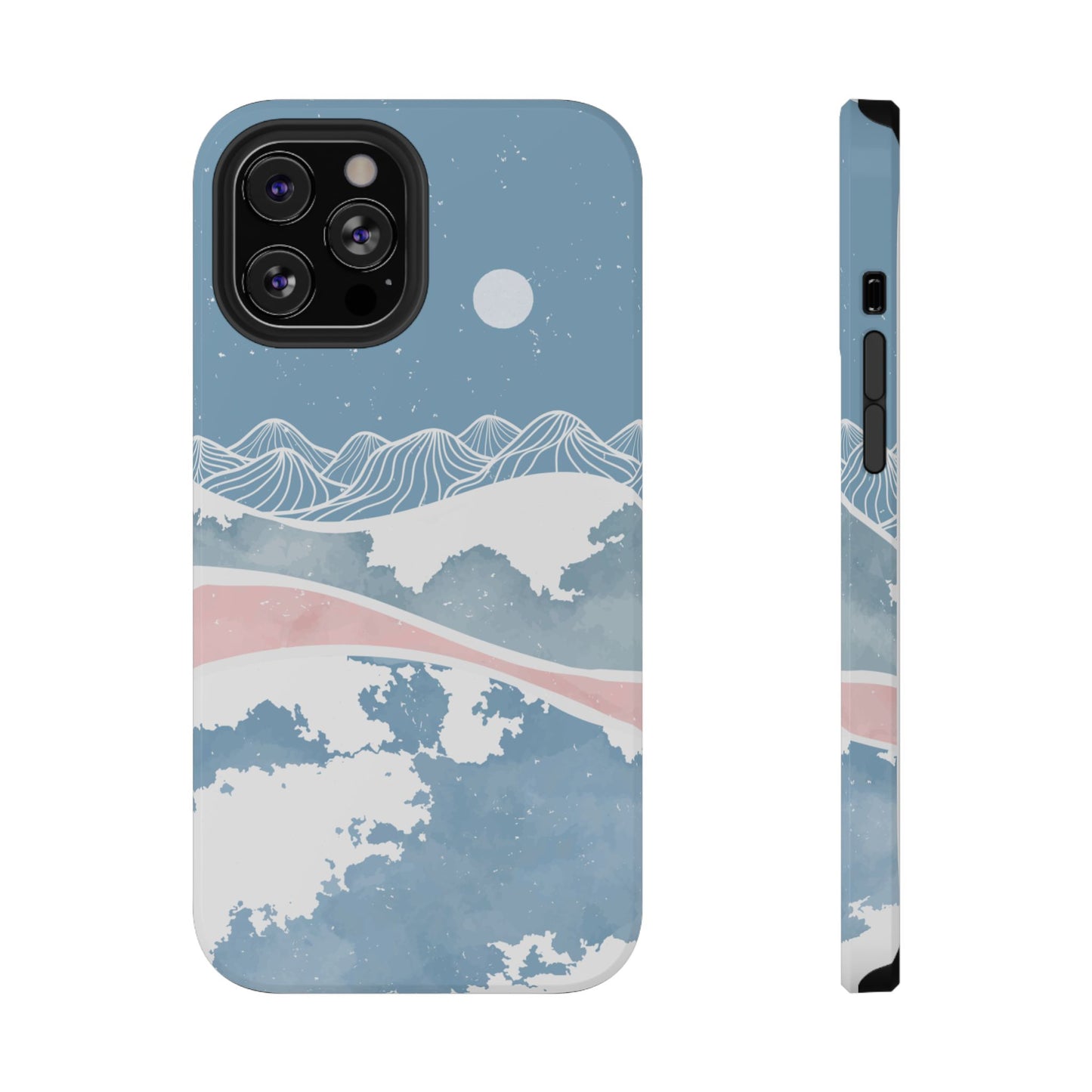Blue Winter Night iPhone Case