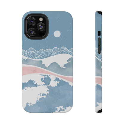 Blue Winter Night iPhone Case