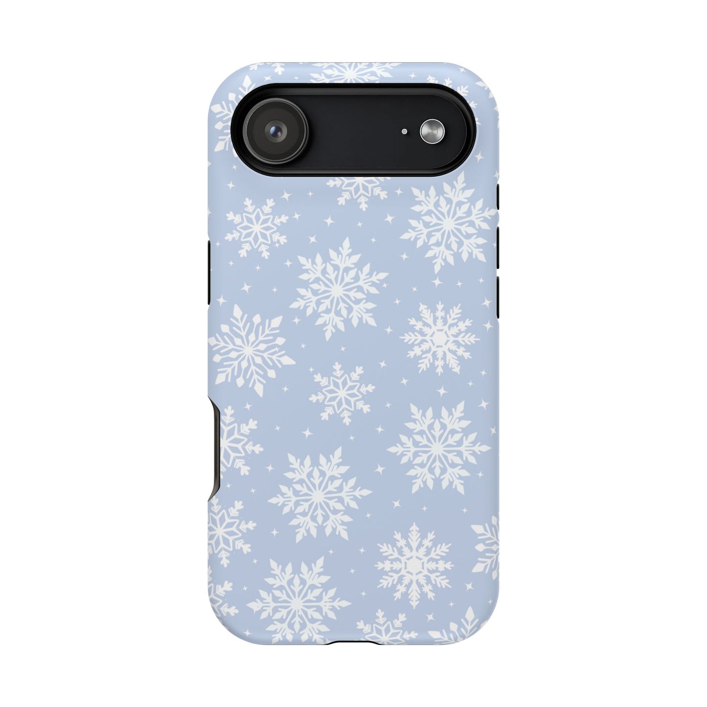 Blue Snowflakes iPhone Case