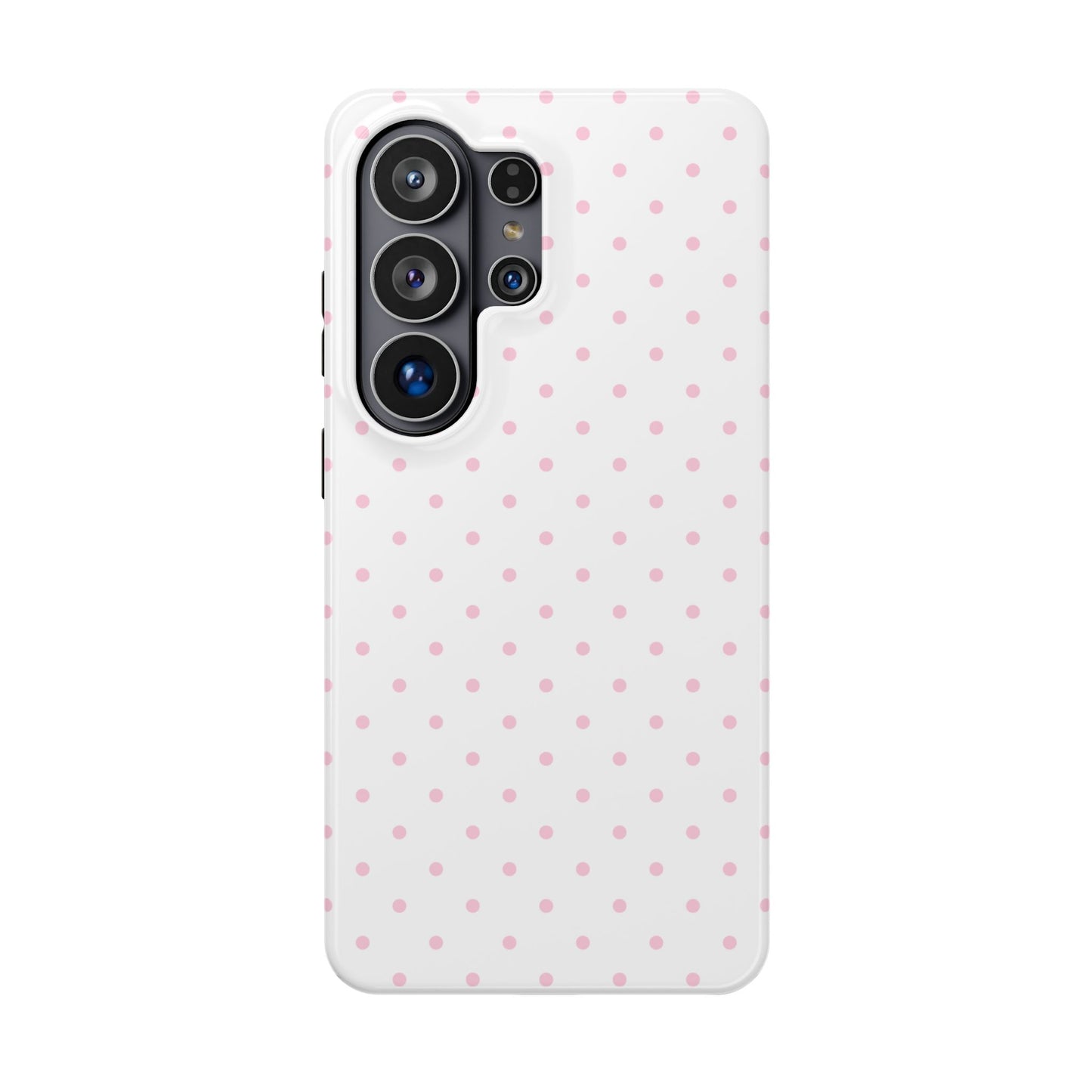 Pink Clouds Mini Dots Samsung Case