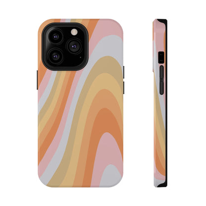 Rainbow Waves iPhone Case