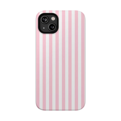 Pink Picnic Stripes iPhone Case