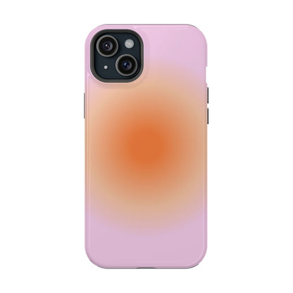 Orange & Purple Aura iPhone Case