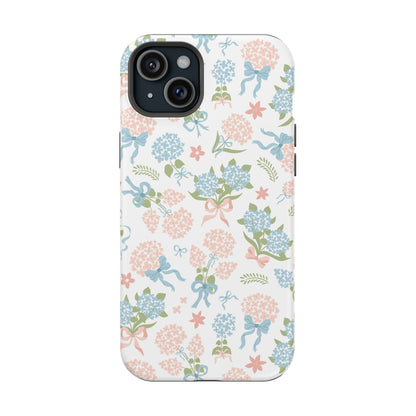 Hydrangea Bows iPhone Case