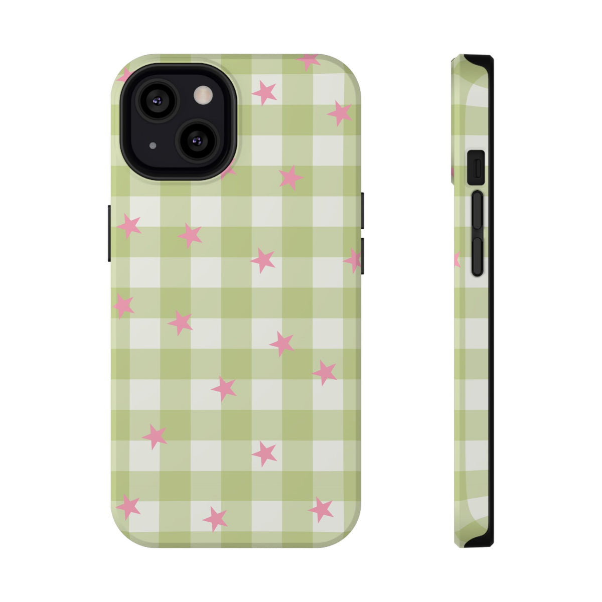 Lucky Star Gingham iPhone Case