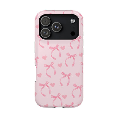 Bows & Hearts iPhone Case