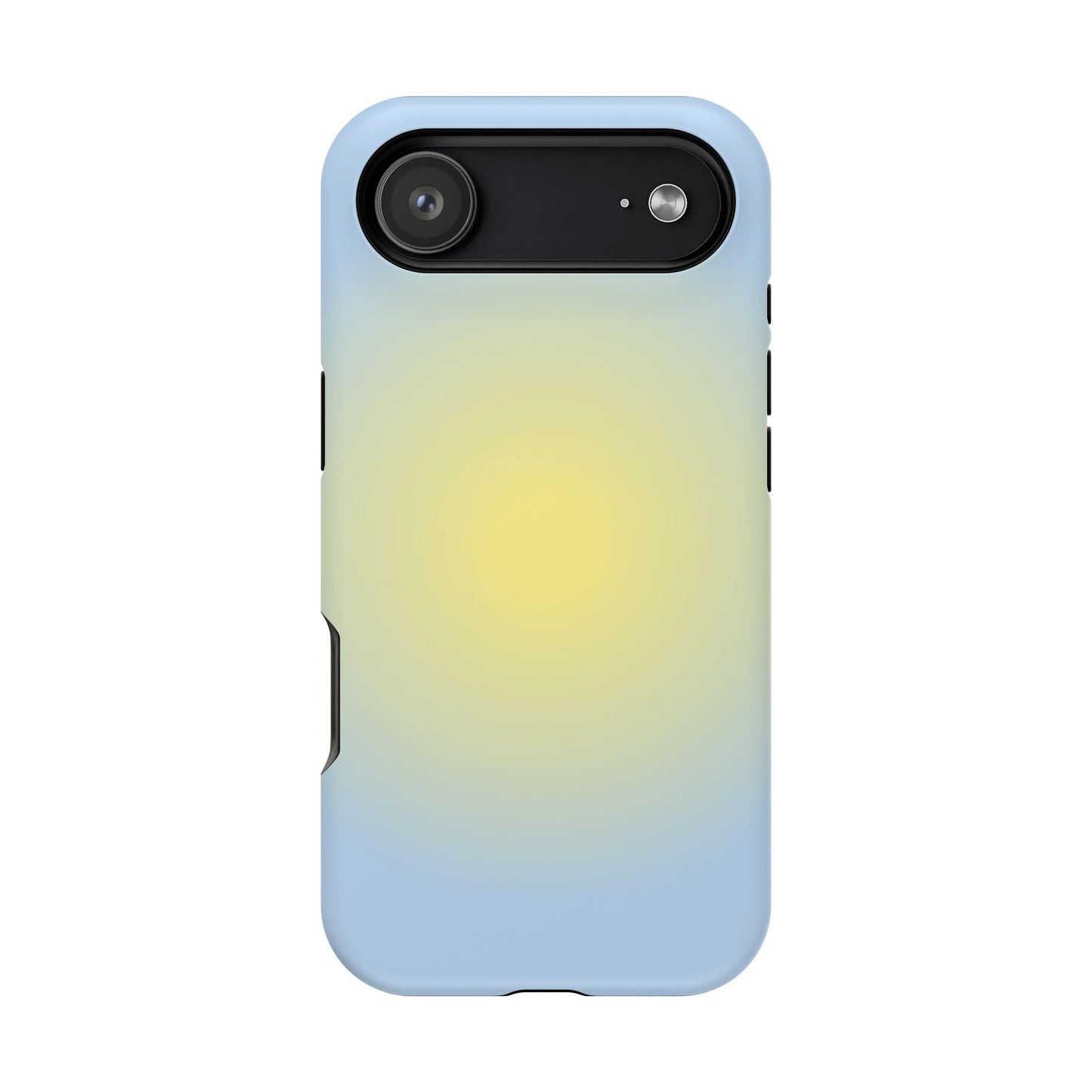 Yellow & Blue Aura iPhone Case