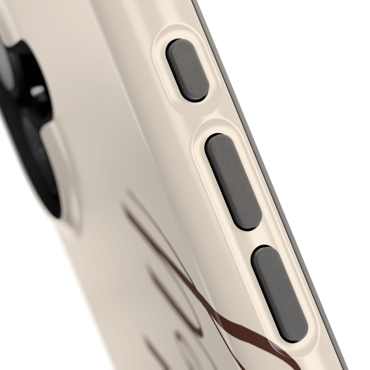 Custom Beige iPhone Case