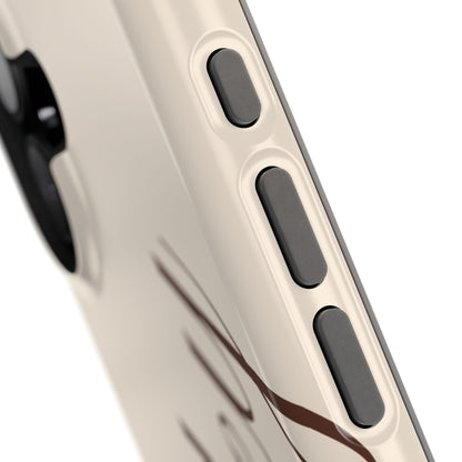 Custom Beige iPhone Case