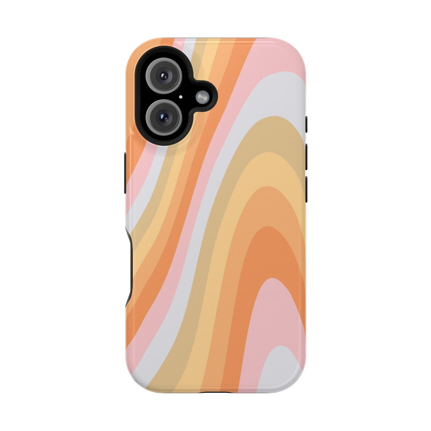 Rainbow Waves iPhone Case