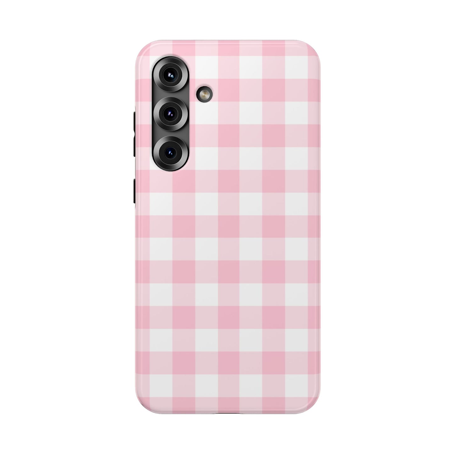 Pink Gingham Samsung Case