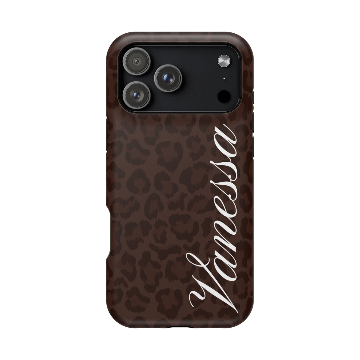 Custom Mocha Leopard iPhone Case