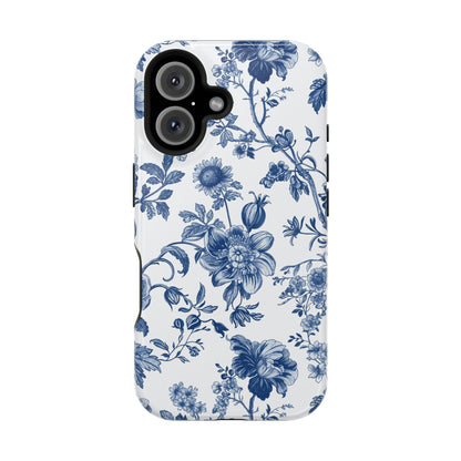 French Navy Toile iPhone Case