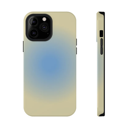 Blue & Yellow Aura iPhone Case