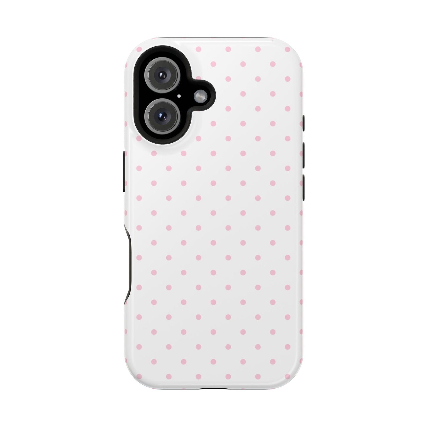 Pink Clouds Mini Dots iPhone Case