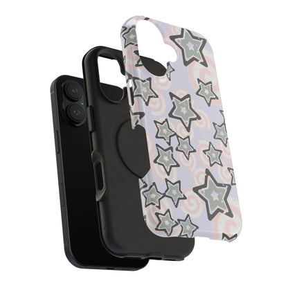 Y2K Gray Star iPhone Case
