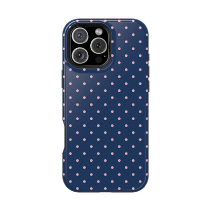Periwinkle Mini Dots iPhone Case