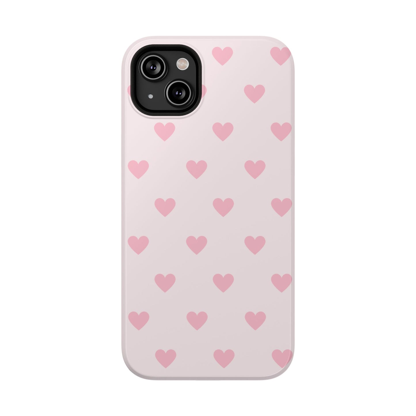 Light Pink Hearts iPhone Case