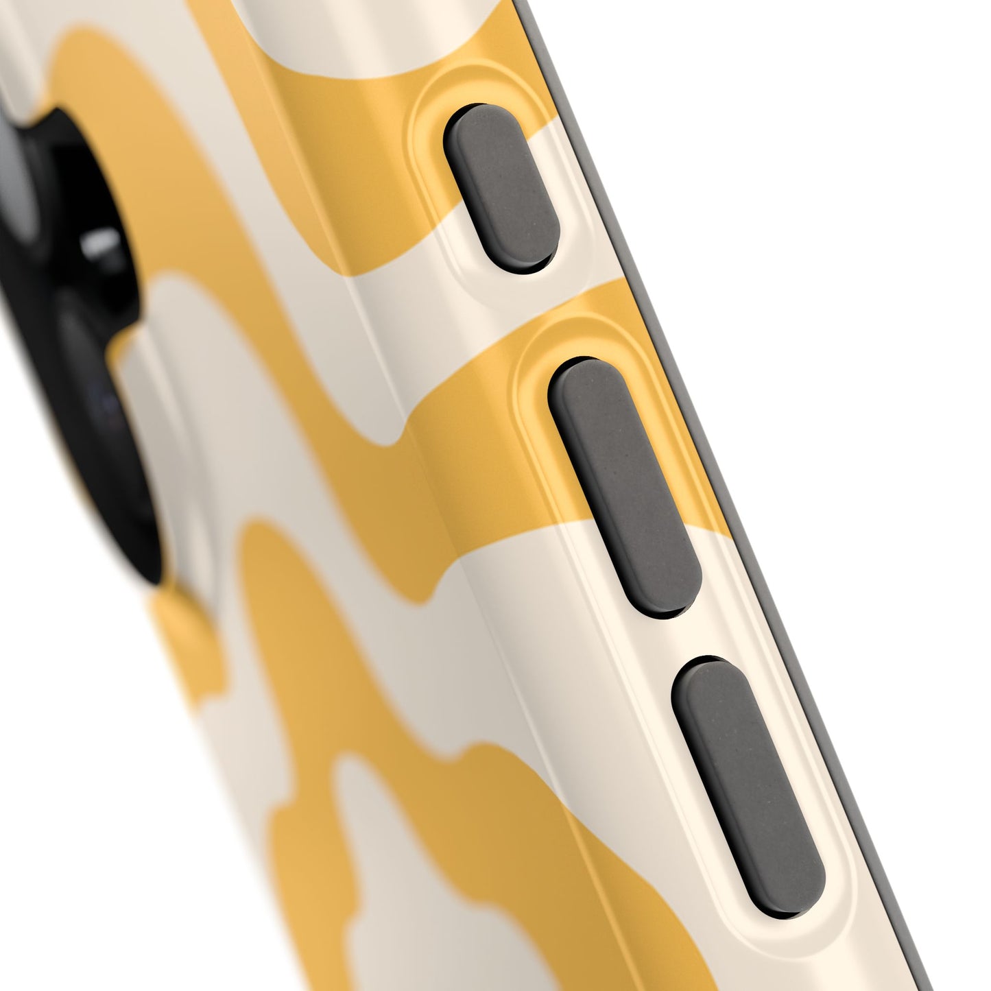 Yellow Retro Flower iPhone Case