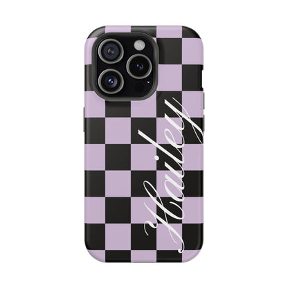 Custom Witchy Checkered iPhone Case