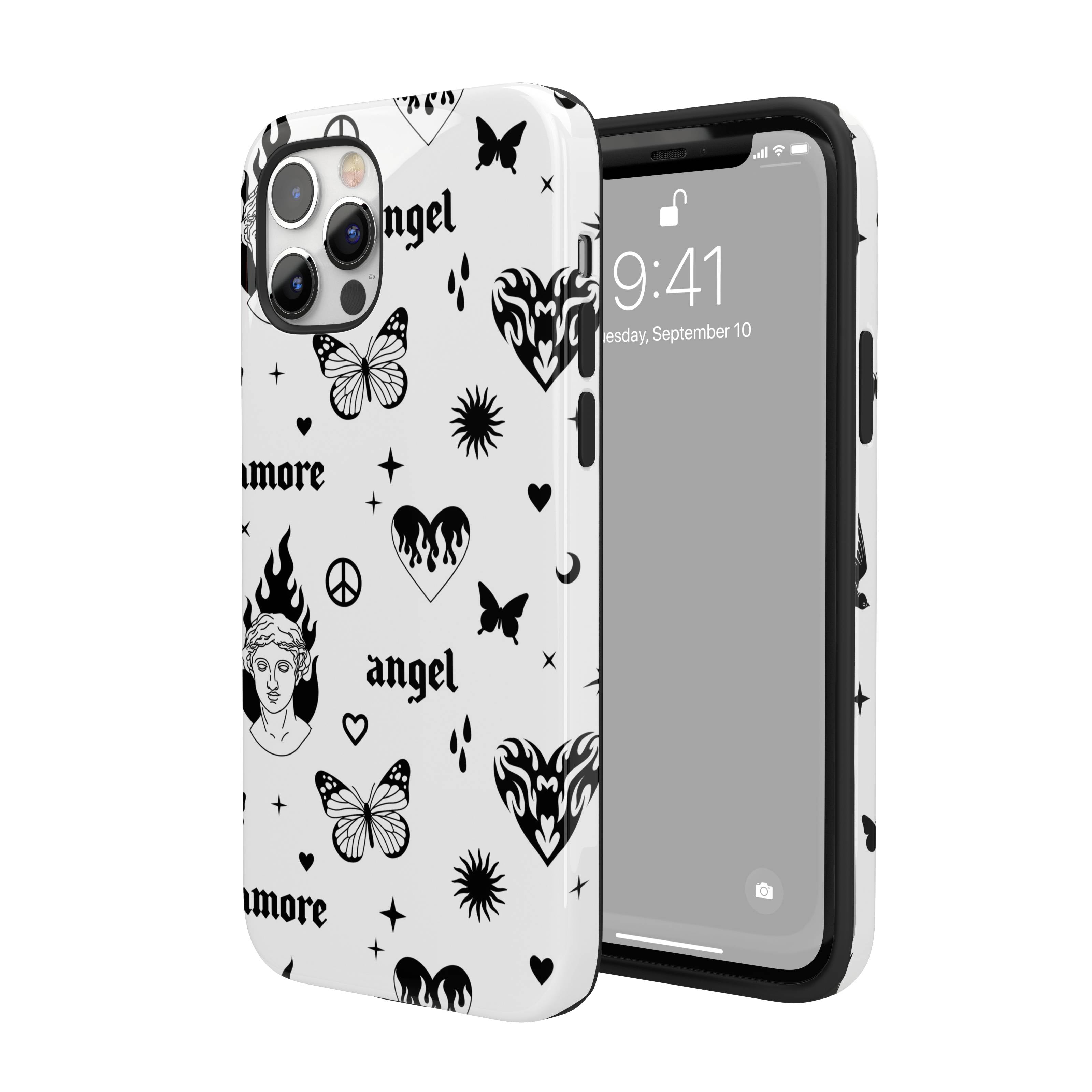 Y2K Angel Heart iPhone Case
