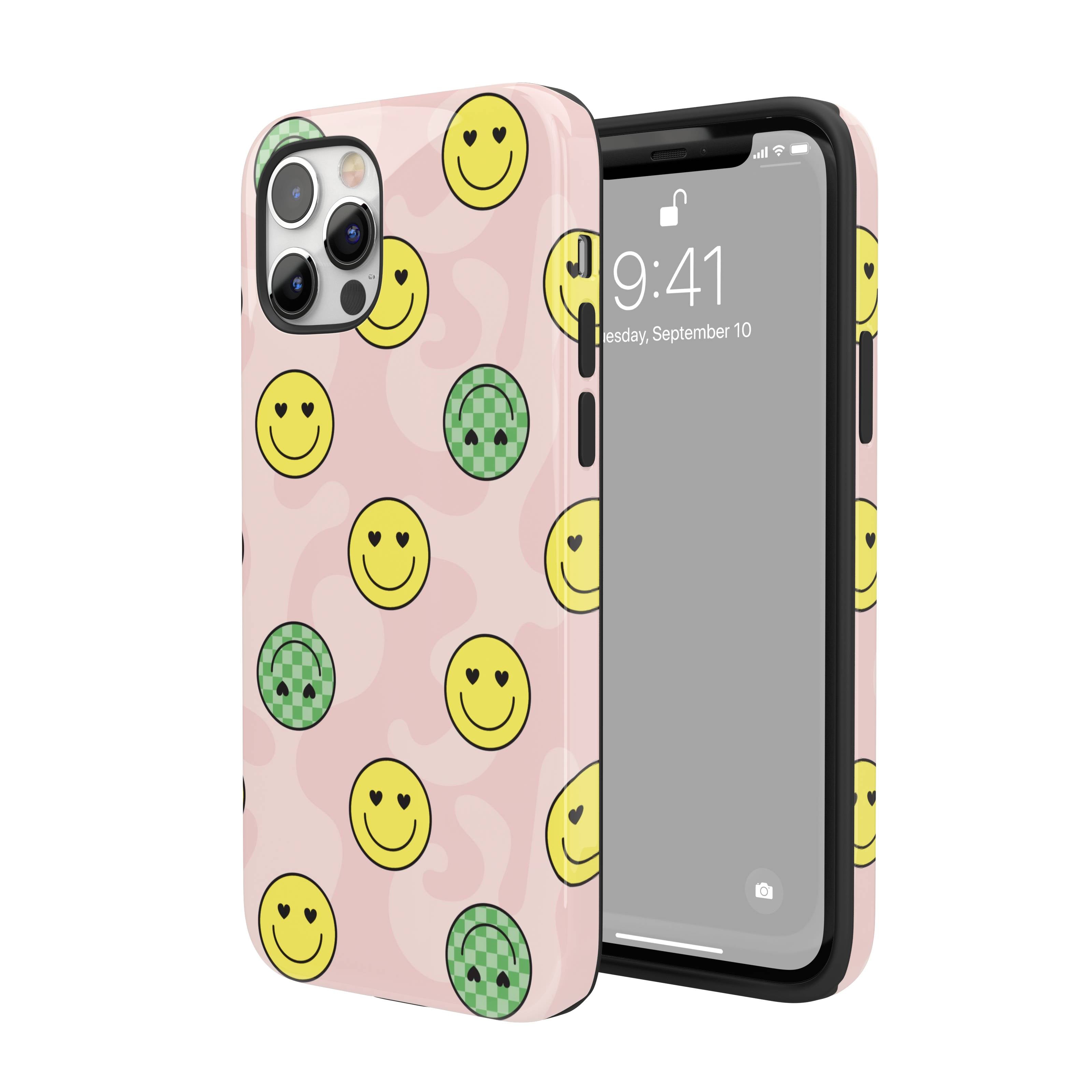 Preppy Smiley Faces iPhone Case