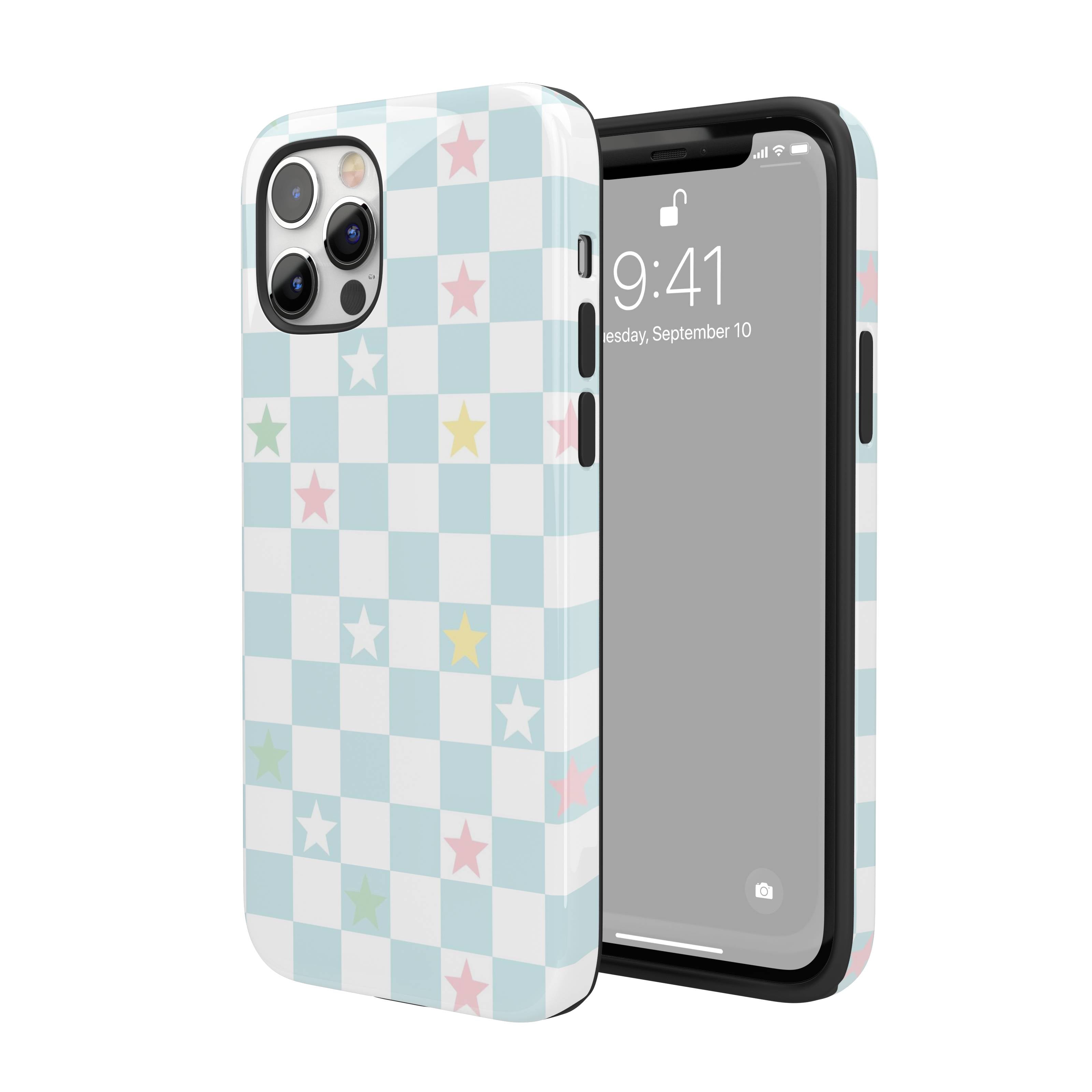 Stars Checkered iPhone Case