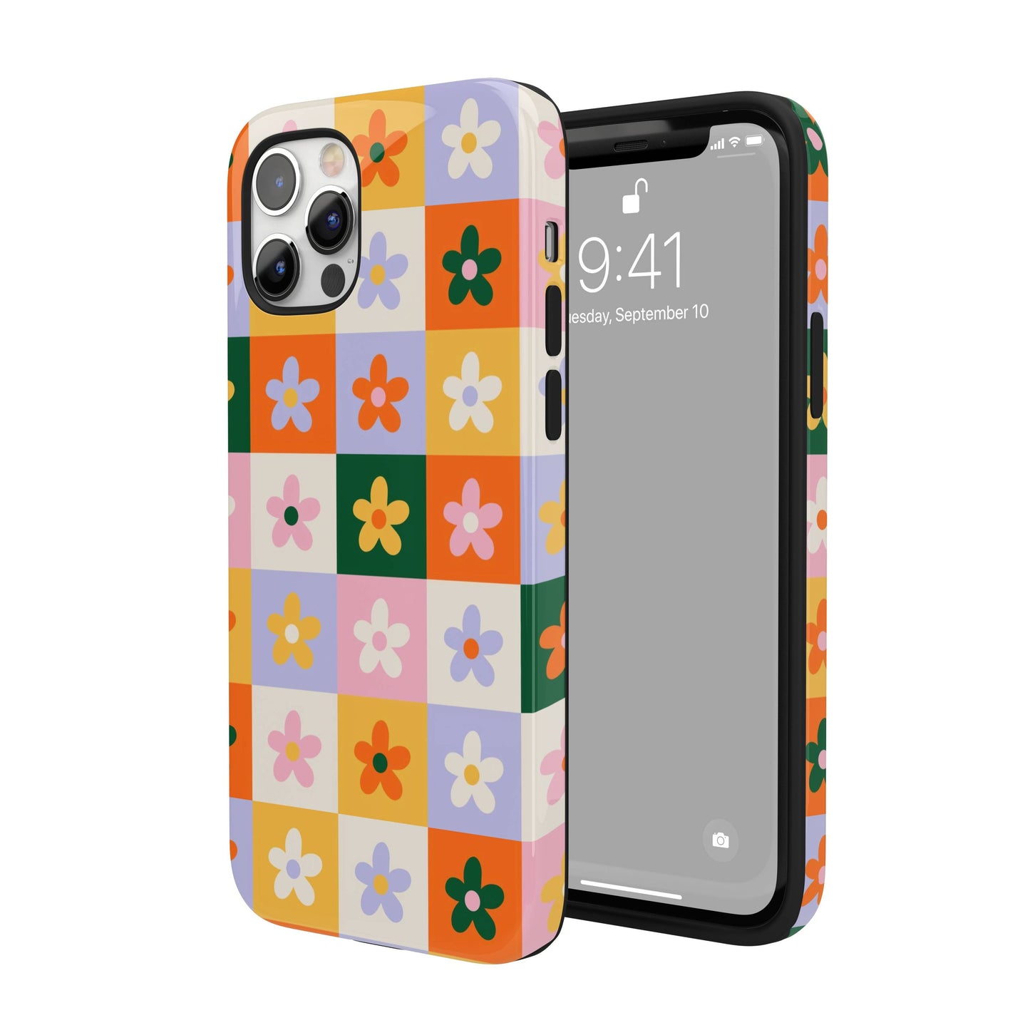 Patchwork Flowers iPhone Case