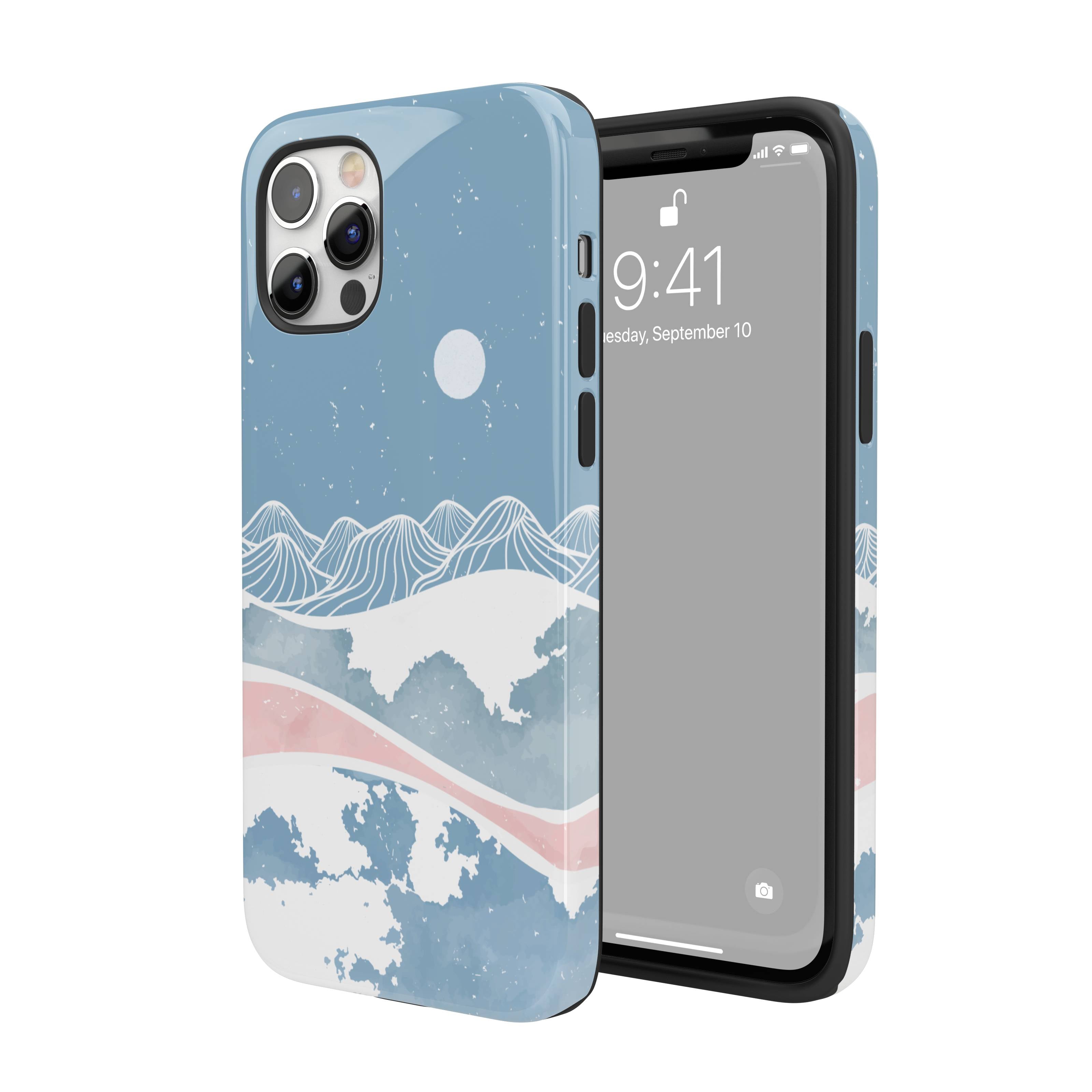 Blue Winter Night iPhone Case