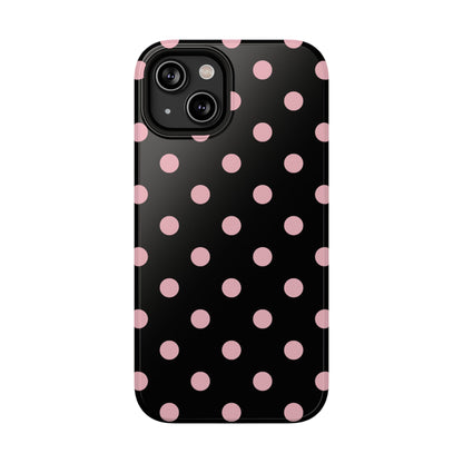 Sweet Midnight Polka Dots iPhone Case