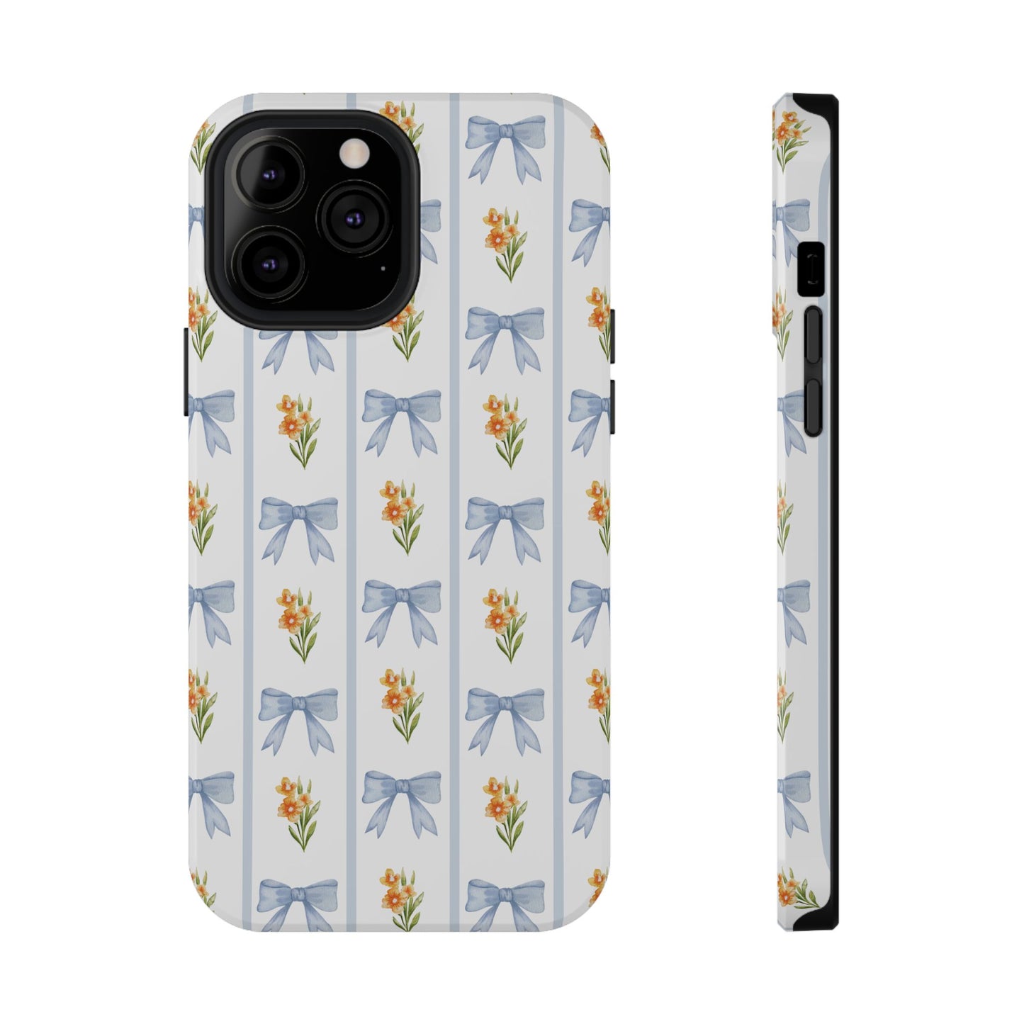 Blue Bows iPhone Case