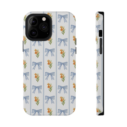 Blue Bows iPhone Case