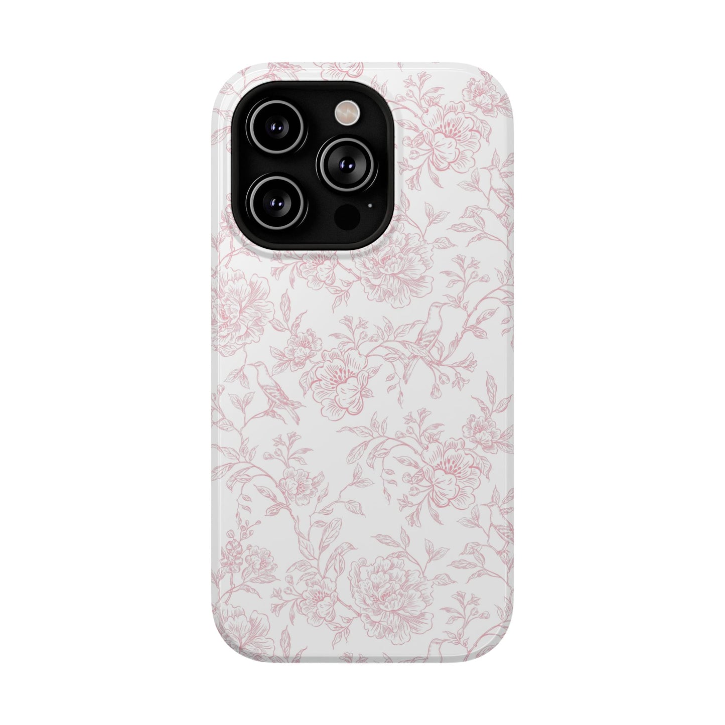 French Rosy Toile iPhone Case