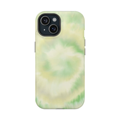 Lime Tie Dye iPhone Case