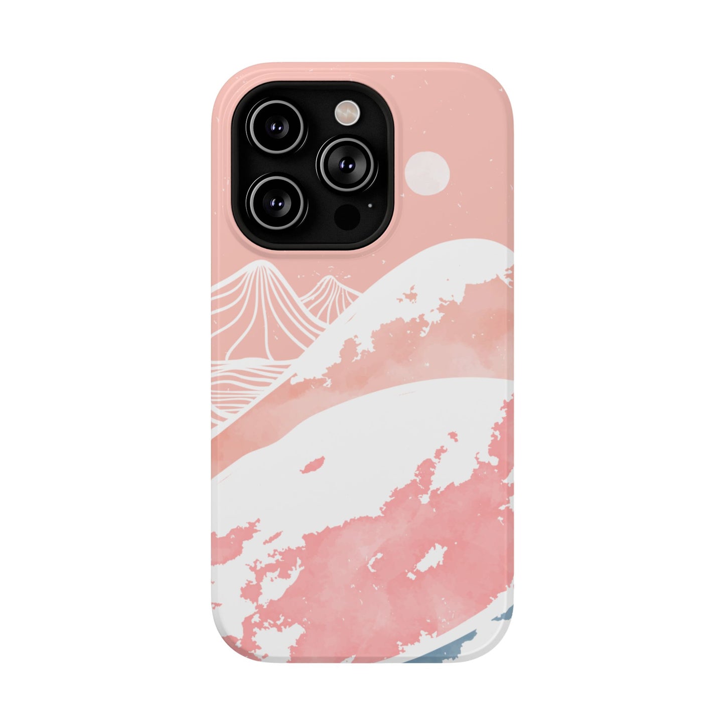 Pink Winter Night iPhone Case