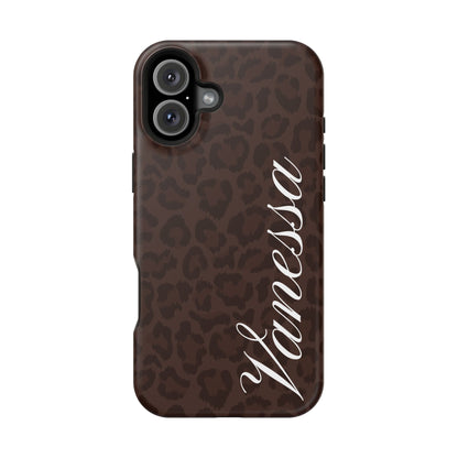 Custom Mocha Leopard iPhone Case