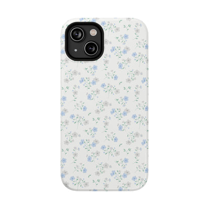 Blue Floral Ditsy iPhone Case