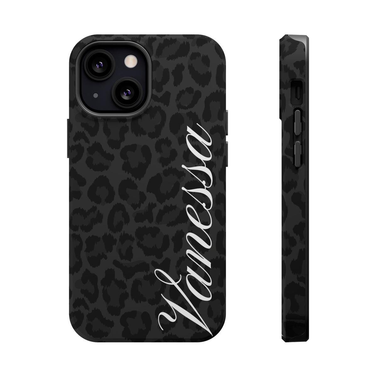 Custom Black Leopard iPhone Case