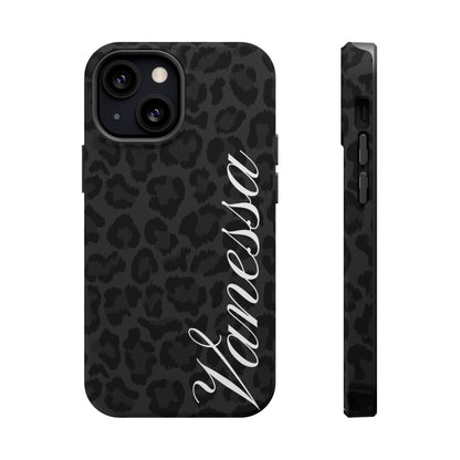 Custom Black Leopard iPhone Case