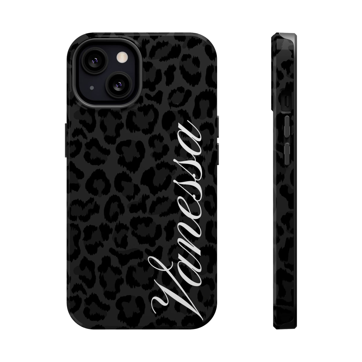 Custom Black Leopard iPhone Case