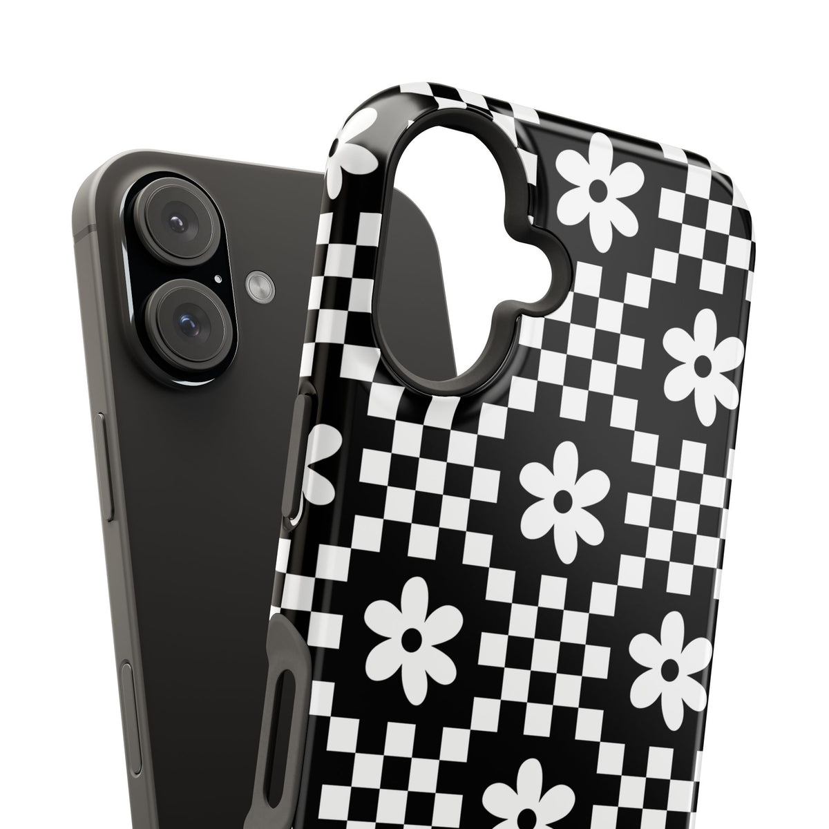 Checkerboard Daisy iPhone Case from Stella Cases