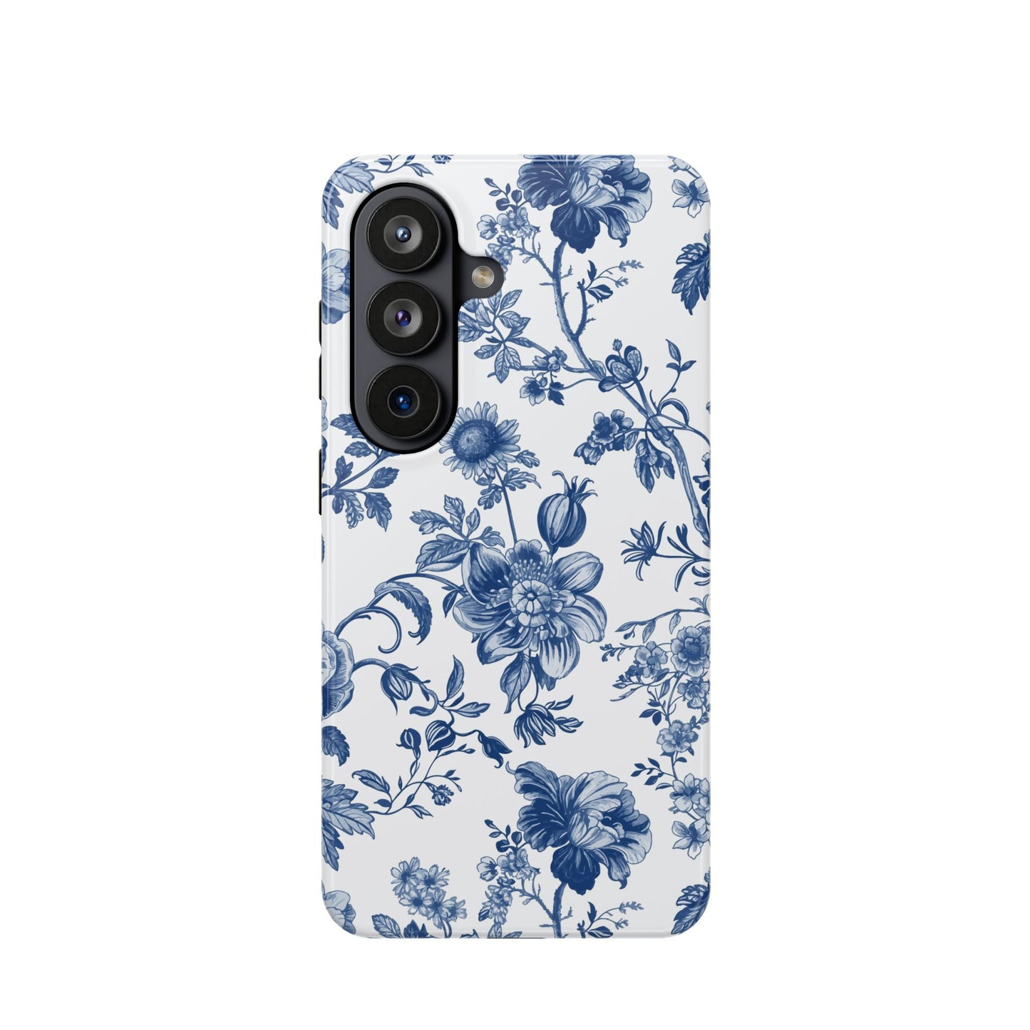 French Navy Toile Samsung Case