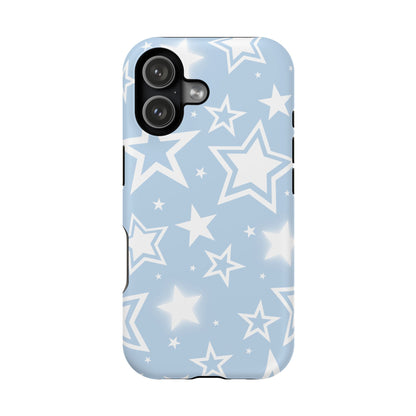 Blue Y2K Stars iPhone Case