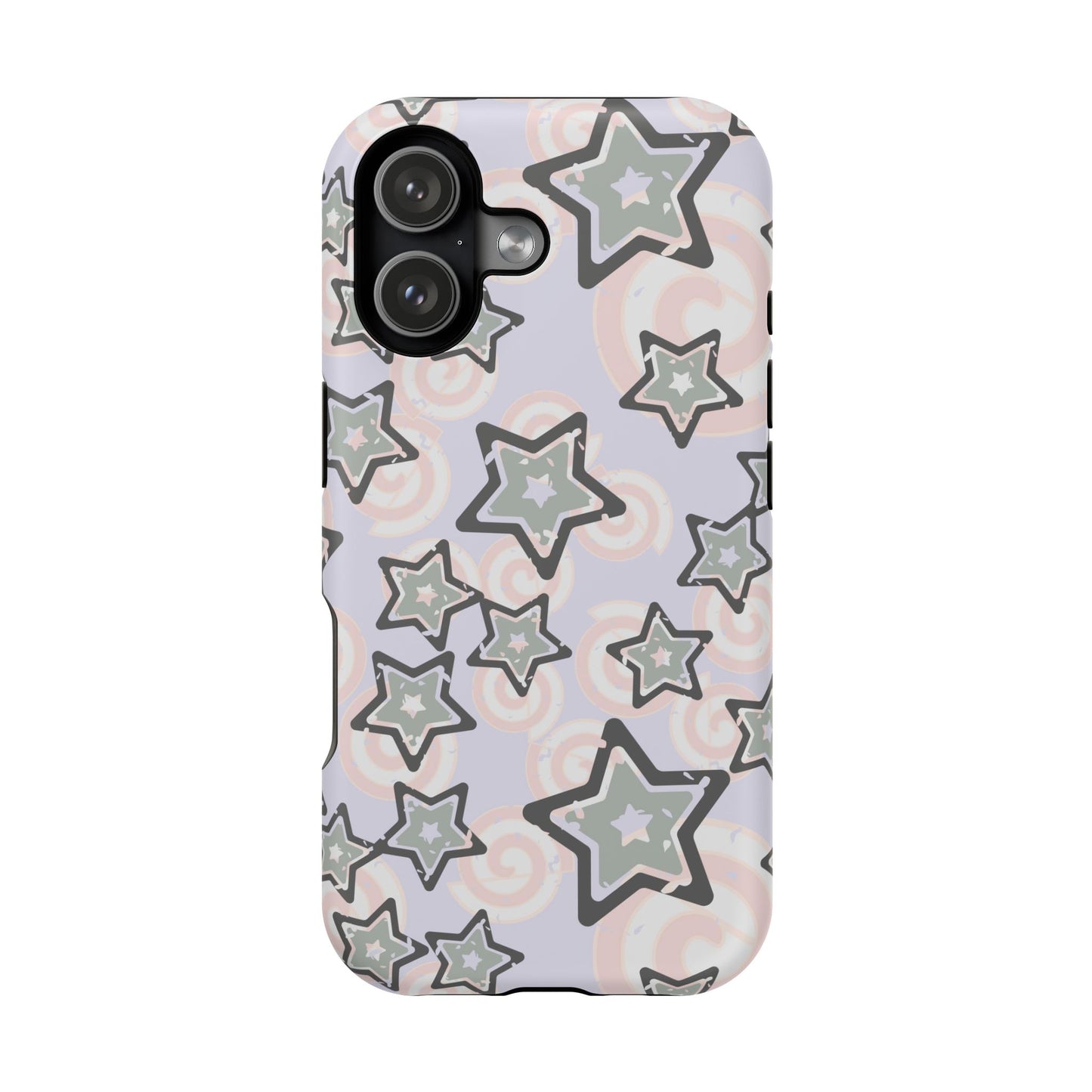 Y2K Gray Star iPhone Case