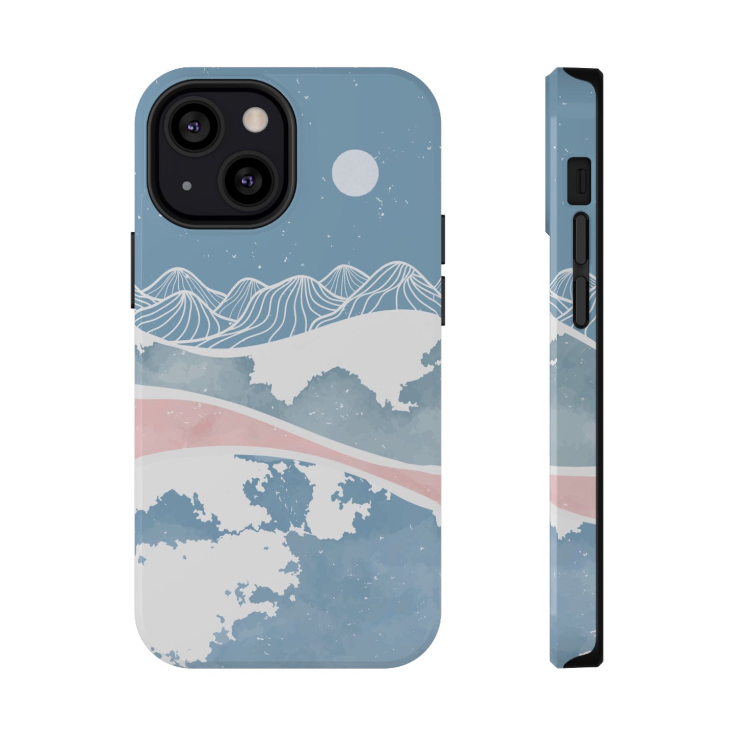 Blue Winter Night iPhone Case