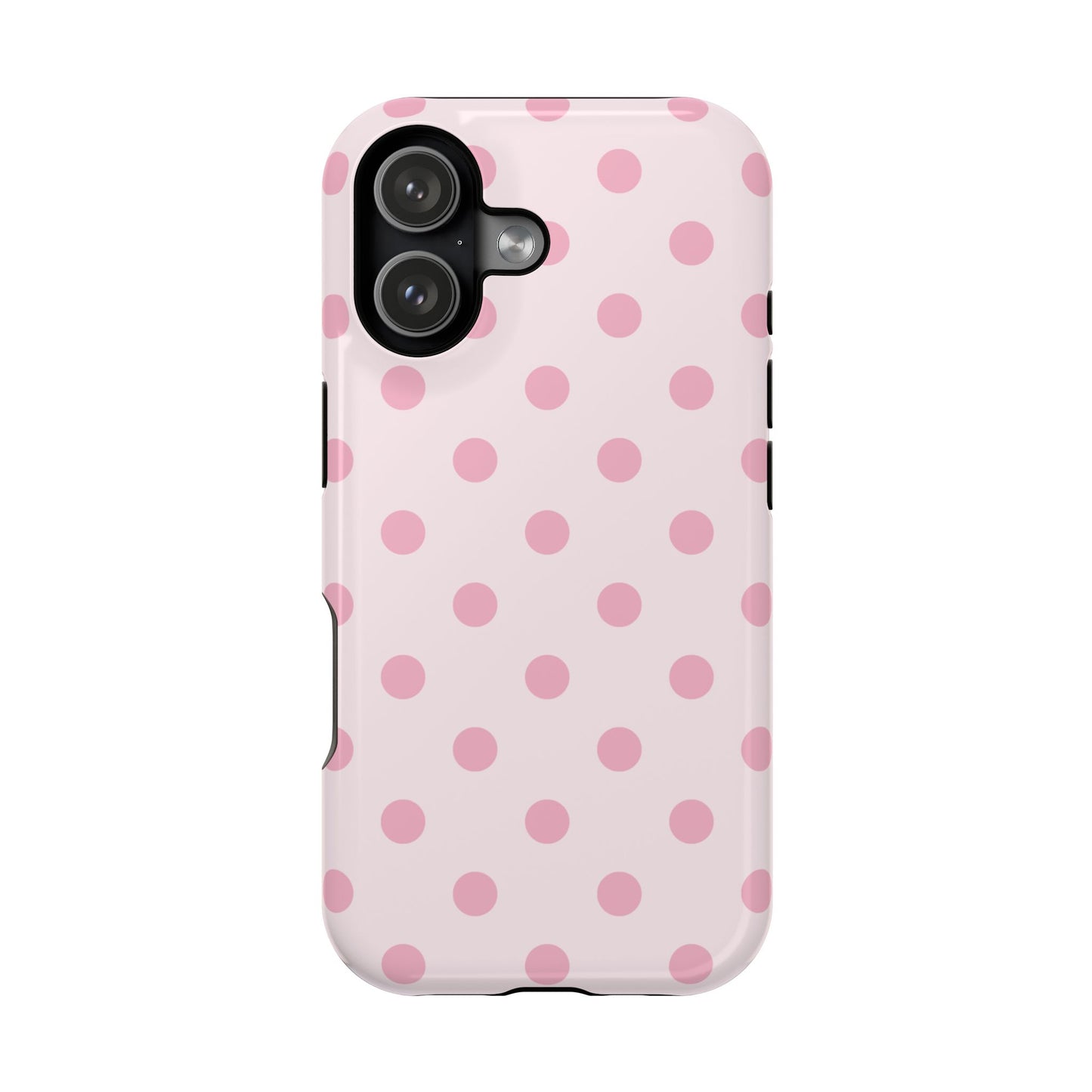 Pink Sprinkles Polka Dots iPhone Case