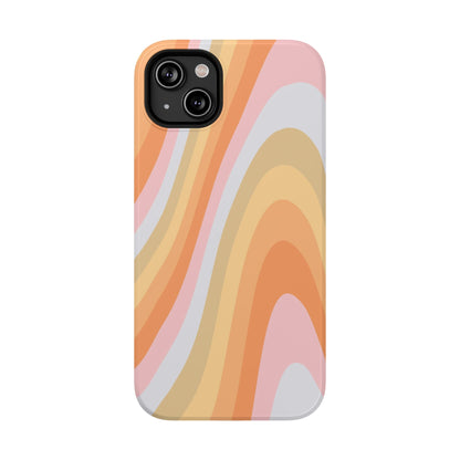 Rainbow Waves iPhone Case