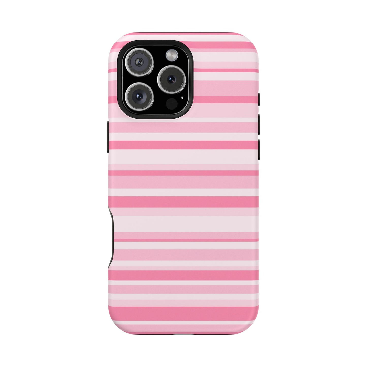Pink Candy Stripes iPhone Case